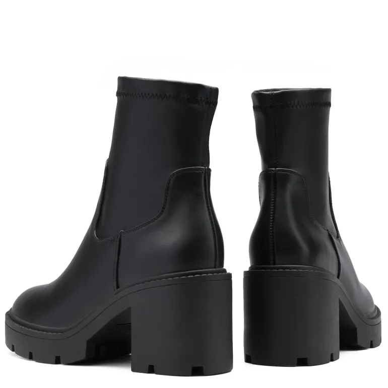 Women's Chunky Lug Sole Ankle Booties