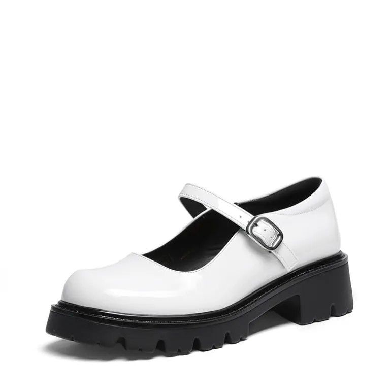 Women’s Chunky Mary Jane Pumps with Padded Collar