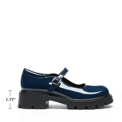 Women’s Chunky Mary Jane Pumps with Padded Collar