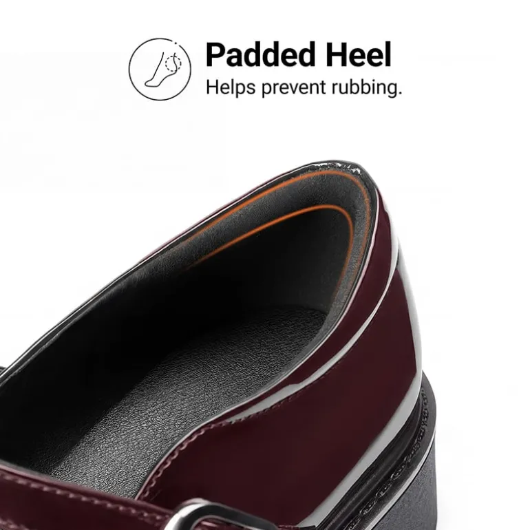 Women’s Chunky Mary Jane Pumps with Padded Collar