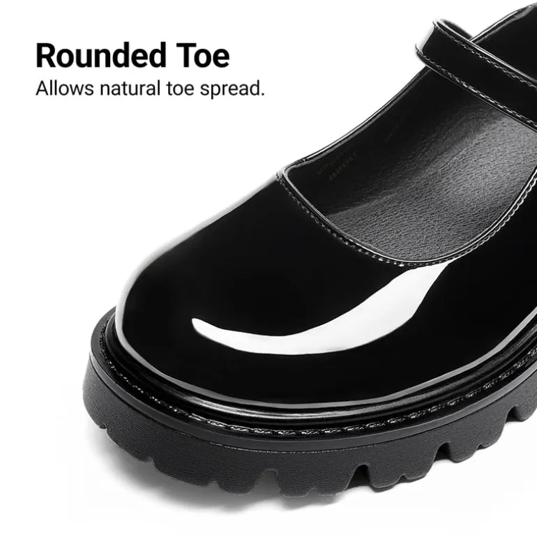 Women’s Chunky Mary Jane Pumps with Padded Collar