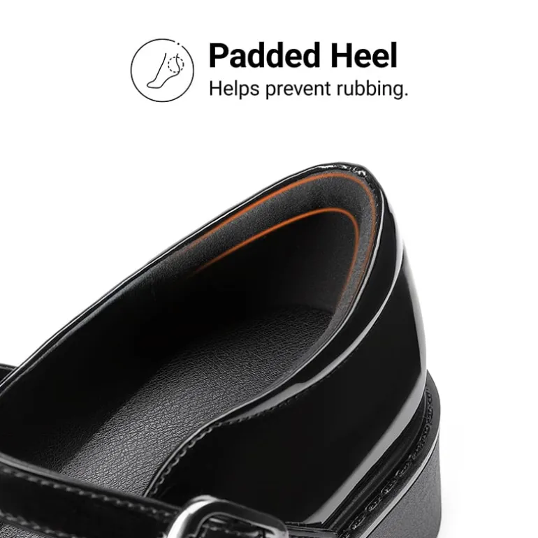 Women’s Chunky Mary Jane Pumps with Padded Collar