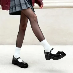 Women’s Chunky Mary Jane Pumps with Padded Collar