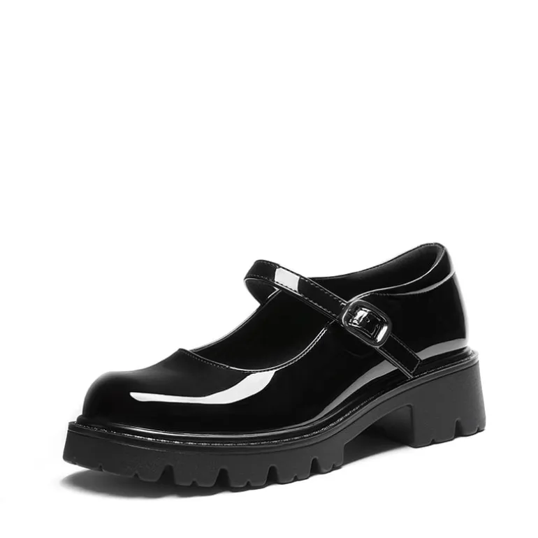 Women’s Chunky Mary Jane Pumps with Padded Collar