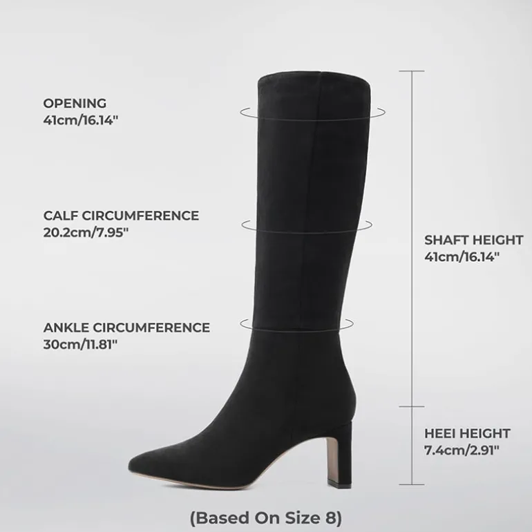 Women’s Classic Knee-High Block Boots
