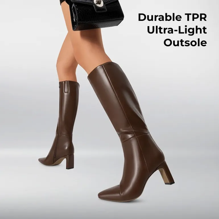 Women’s Classic Knee-High Block Boots
