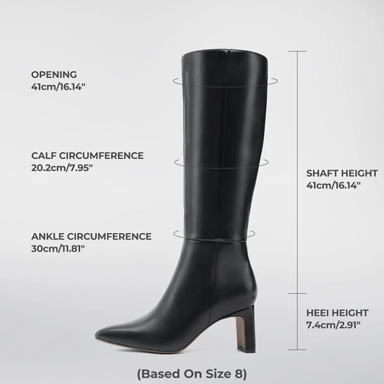 Women’s Classic Knee-High Block Boots