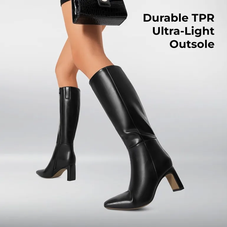 Women’s Classic Knee-High Block Boots