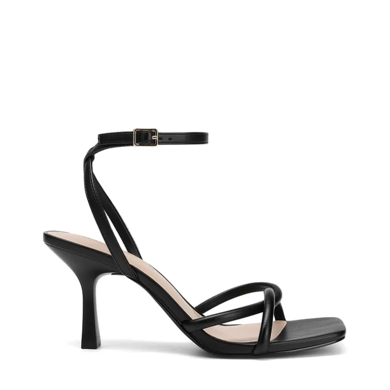 Women's Cross-Knot Heeled Sandals