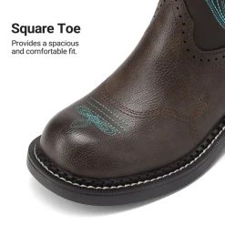 Women's Cushioned Western Slip-on Boots