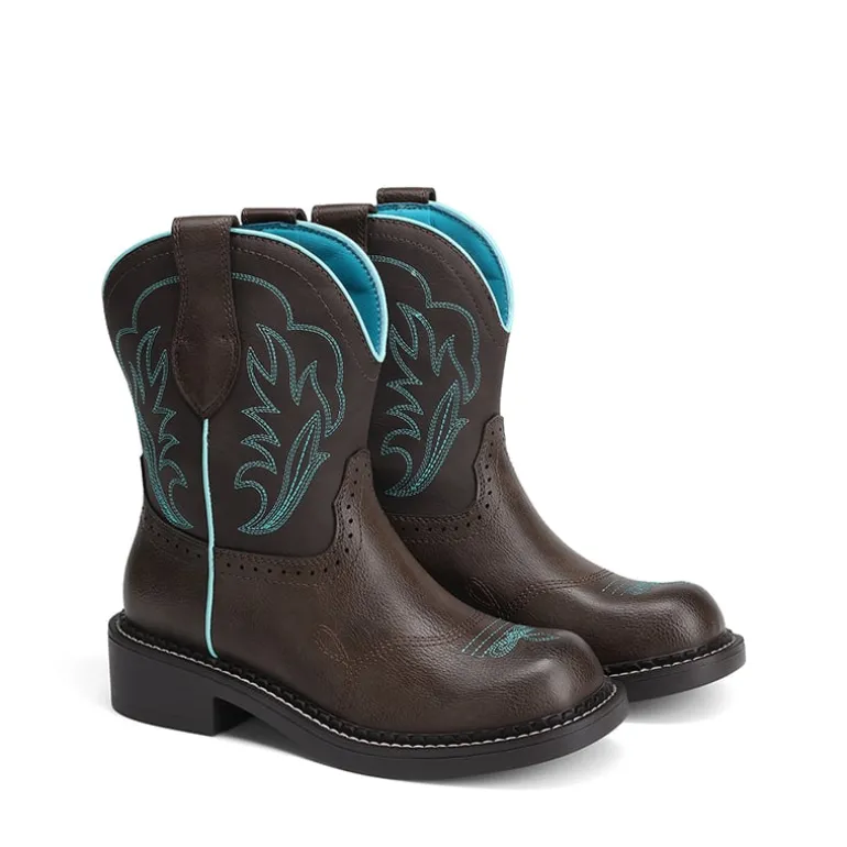 Women's Cushioned Western Slip-on Boots
