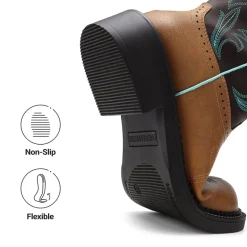 Women's Cushioned Western Slip-on Boots