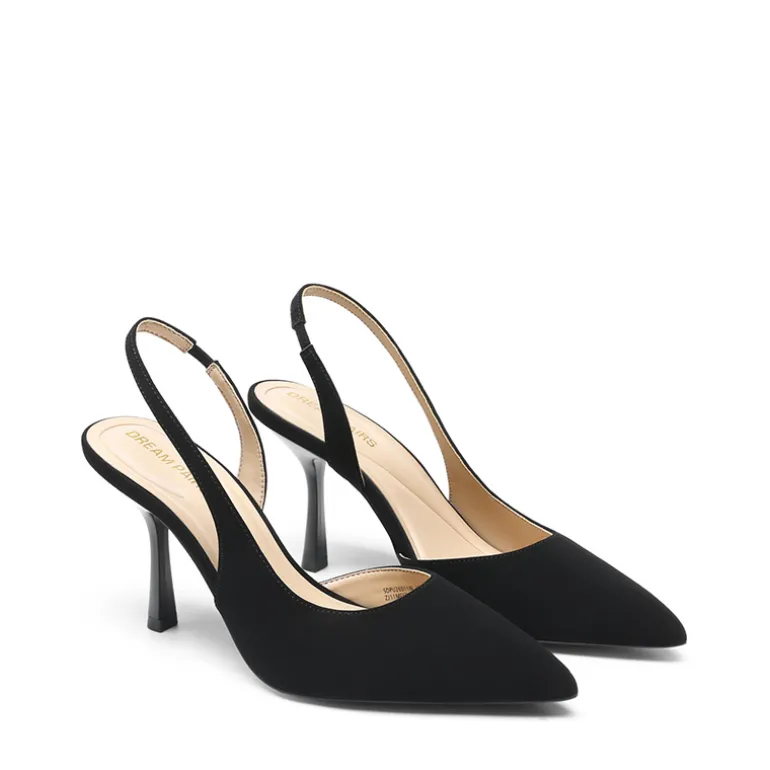 Women’s D'Orsay Pointed Toe Slingback Stiletto Heels