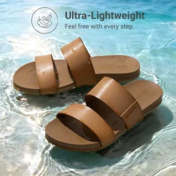 Women’s Double Strap Lightweight Slide Sandals