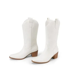 Women’s Embroidered Mid-Calf Cowboy Boots