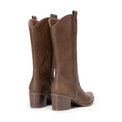 Women’s Embroidered Mid-Calf Cowboy Boots