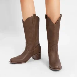 Women’s Embroidered Mid-Calf Cowboy Boots