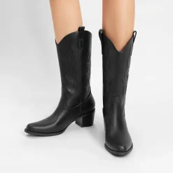 Women’s Embroidered Mid-Calf Cowboy Boots