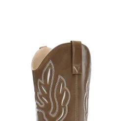Women’s Embroidered Pointed-Toe Mid-Calf Western Boots