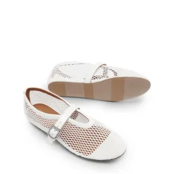 Women's Fishnet Ballet Flats