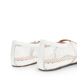 Women's Fishnet Ballet Flats