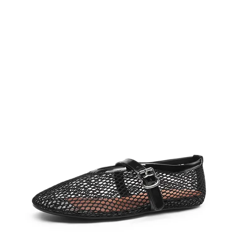 Women's Fishnet Ballet Flats