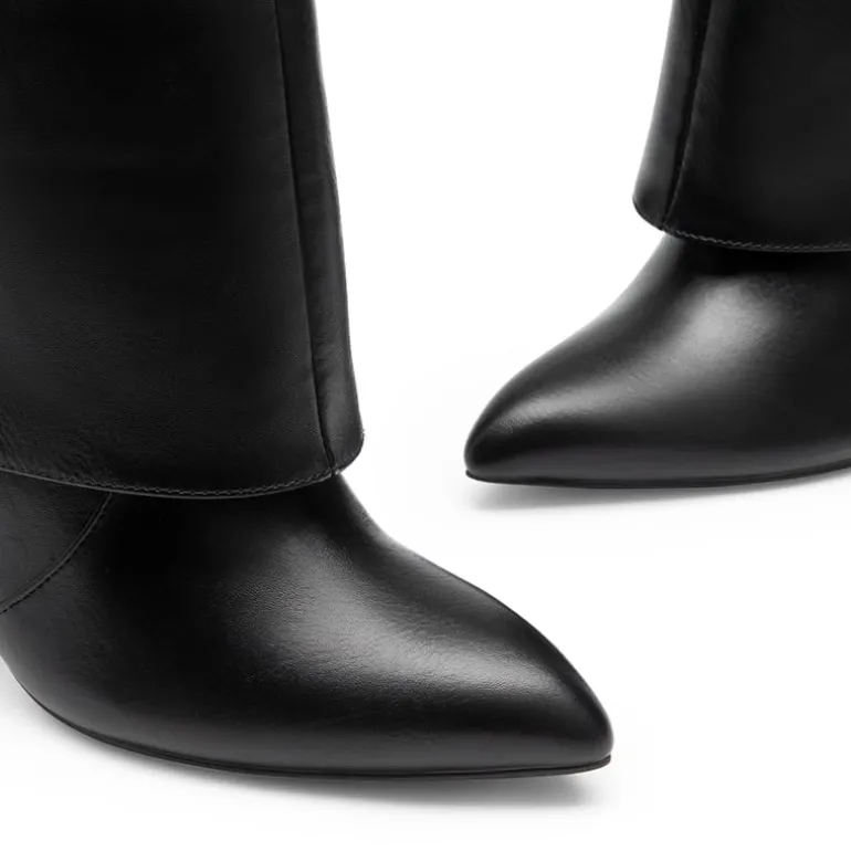 Women’s Foldover Pointed Toe Stiletto Boots