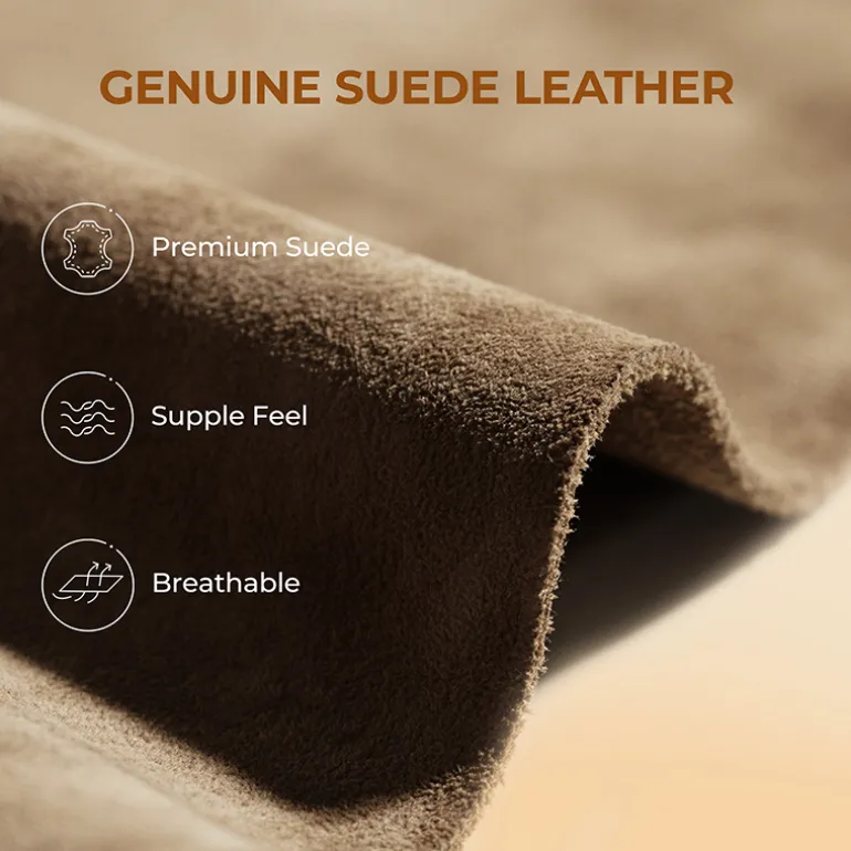 Women’s Genuine Suede Platform Slippers