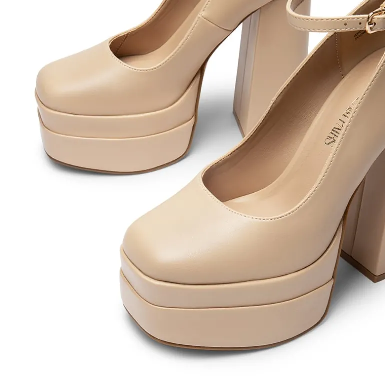 Women's High Heel Platform Pumps