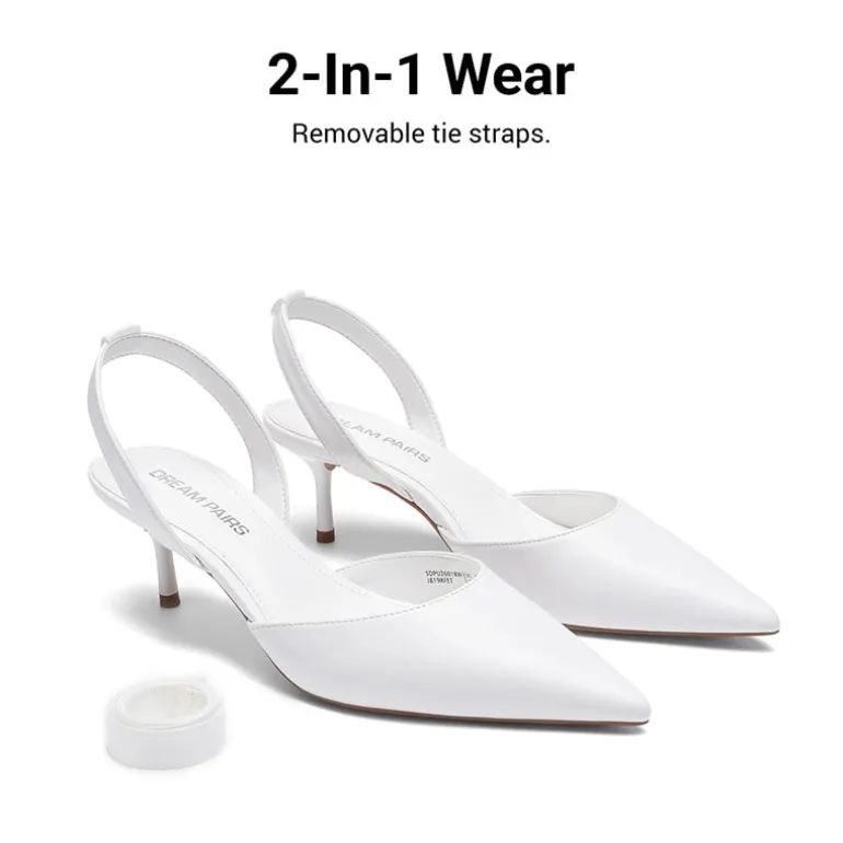 Women’s 2-in-1 Detachable Strap Heels