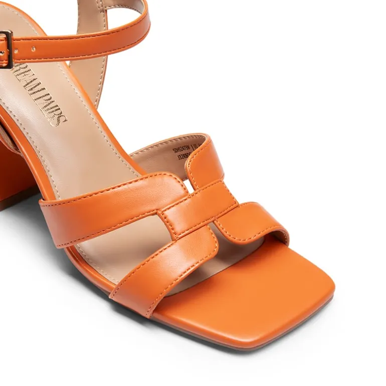 Women’s Interlocking Strap Block Heel Sandals