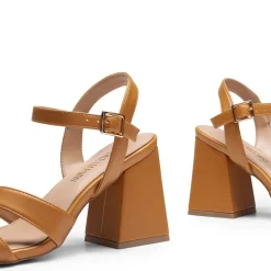 Women’s Interlocking Strap Block Heel Sandals