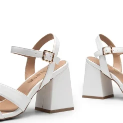 Women’s Interlocking Strap Block Heel Sandals