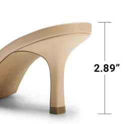 Women’s Kitten Heel Square Toe Sandals