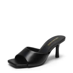 Women’s Kitten Heel Square Toe Sandals