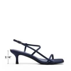 Women’s Kitten Heels with Crossover Straps