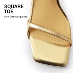 Women’s Kitten Heels with Crossover Straps