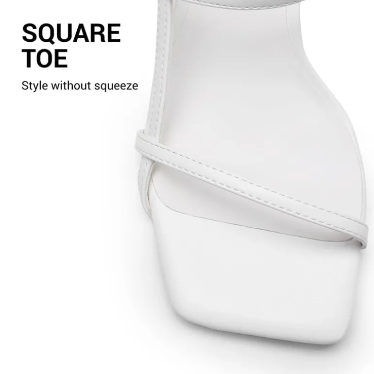 Women’s Kitten Heels with Crossover Straps