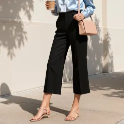 Women’s Kitten Heels with Crossover Straps