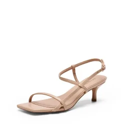 Women’s Kitten Heels with Crossover Straps