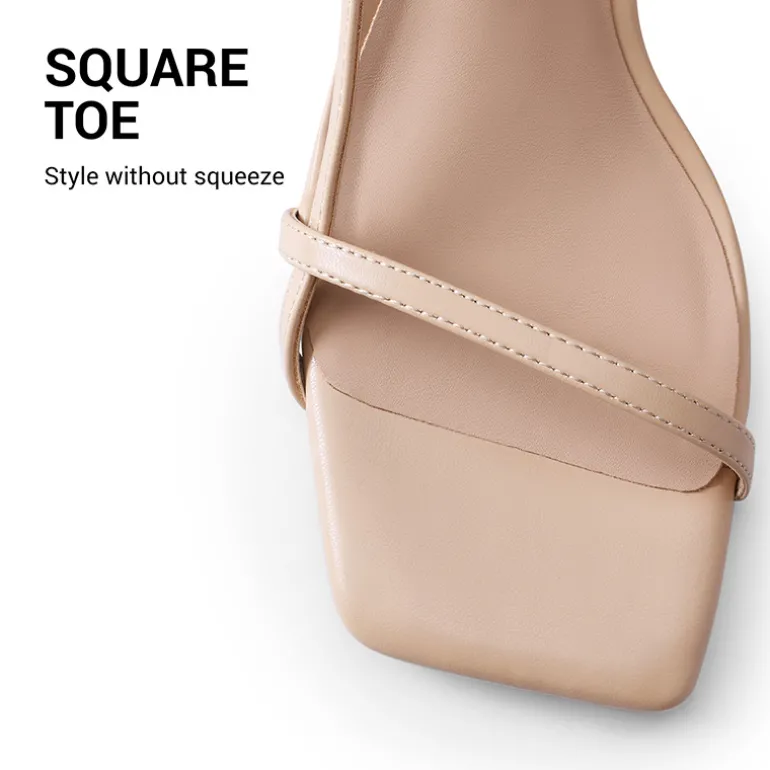 Women’s Kitten Heels with Crossover Straps