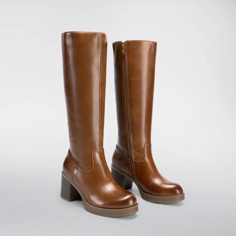 Women’s Knee-High Block Heel Boots
