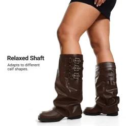 Women’s Knee-High Moto Boots