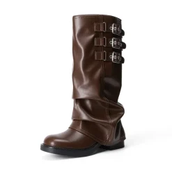 Women’s Knee-High Moto Boots
