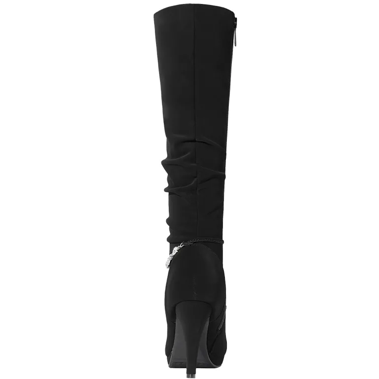 Women's Knee-High Platform Heeled Boots