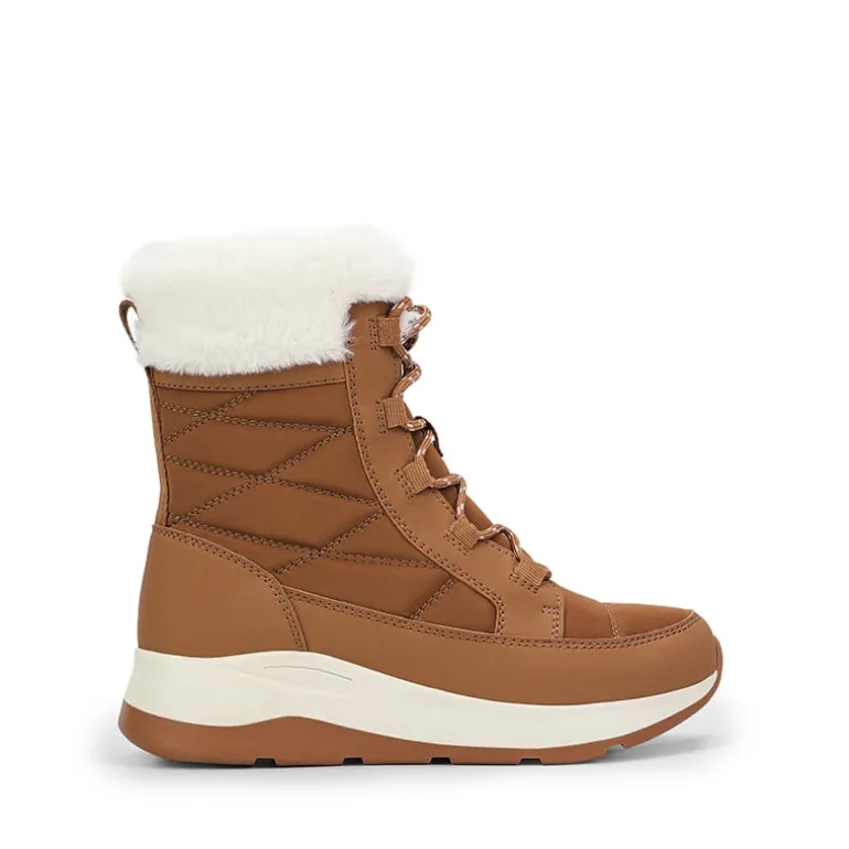 Women’s Lace-up Fur Snow Boots