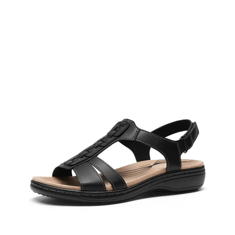 Women’s Lightweight Flat Sandals with Arch Support