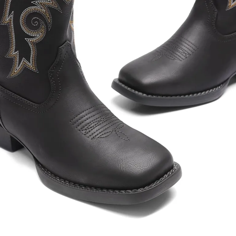 Women’s Mid-Calf Embroidered Cowboy Boots