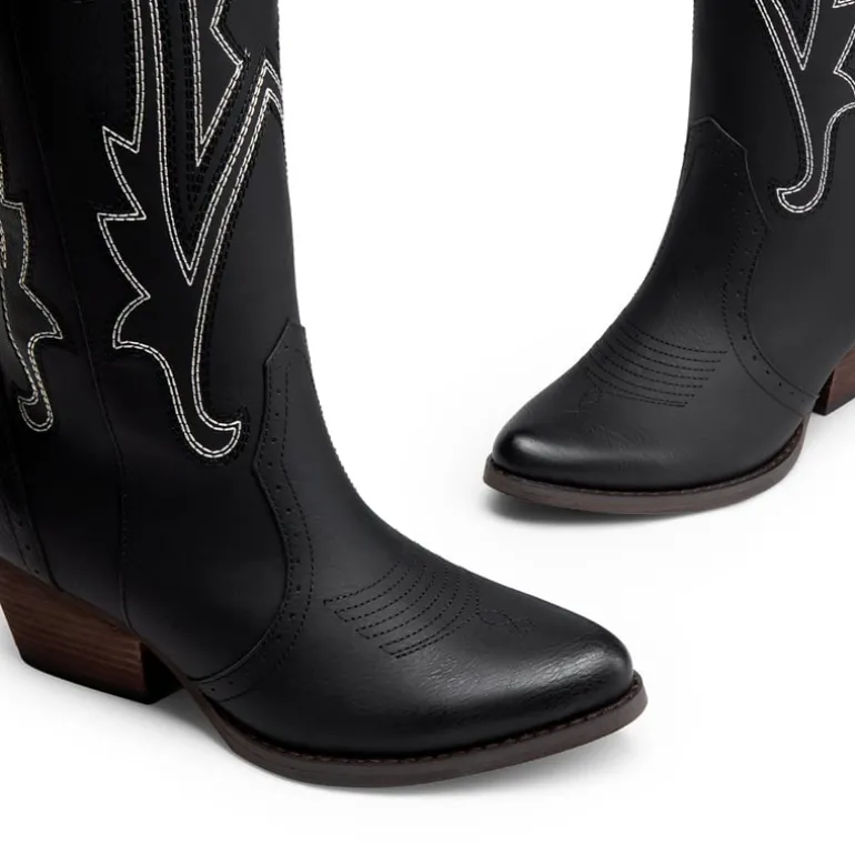 Women’s Mid Heel Western Style Boots