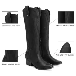 Women’s Mid Heel Western Style Boots